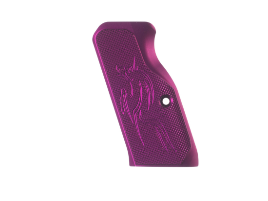 	Tanfoglio -  UNICA ALUMINUM GRIPS FULL SIZE SMALL FRAME-PURPLE