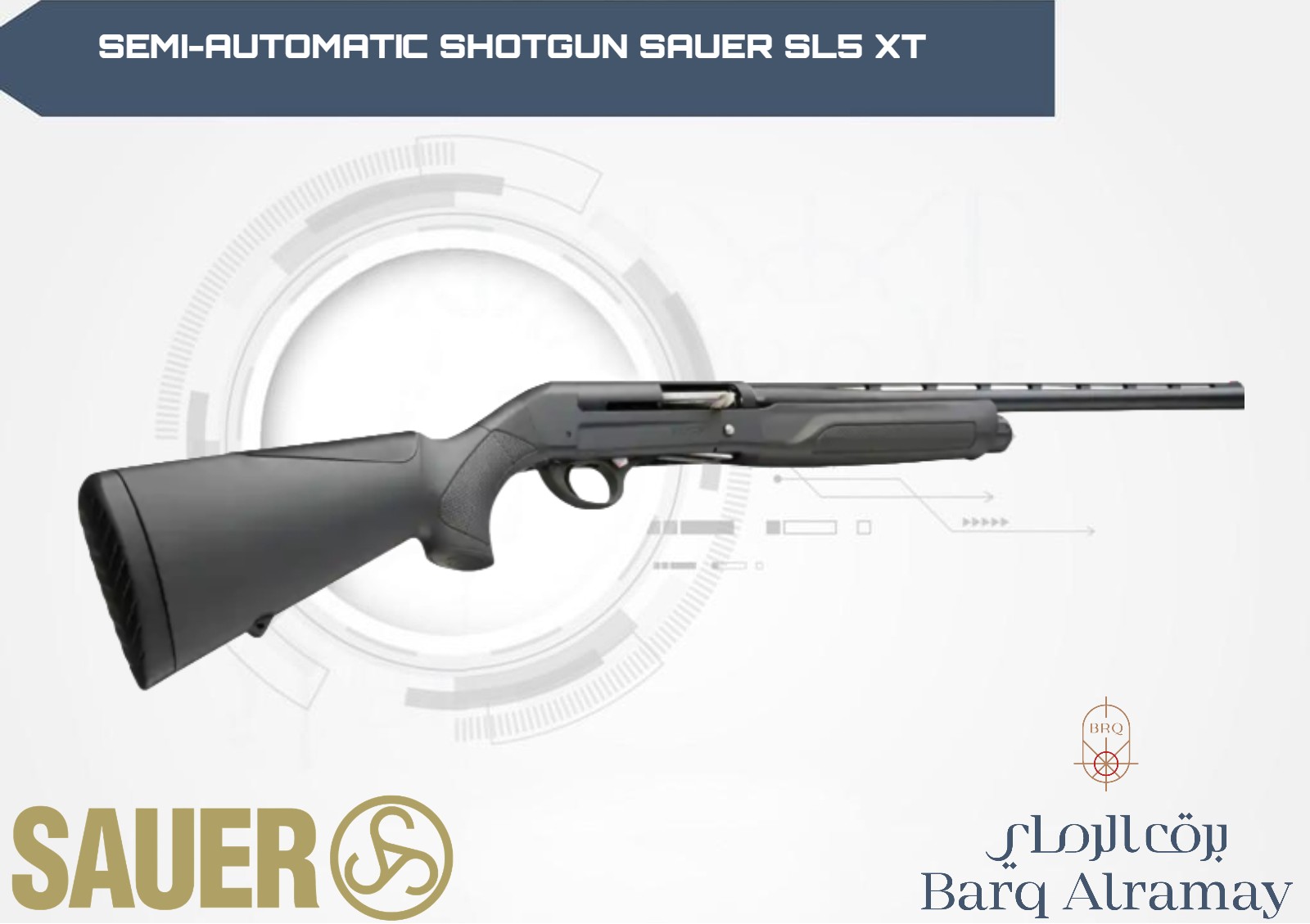 SEMI-AUTOMATIC SHOTGUN SAUER SL5 XT