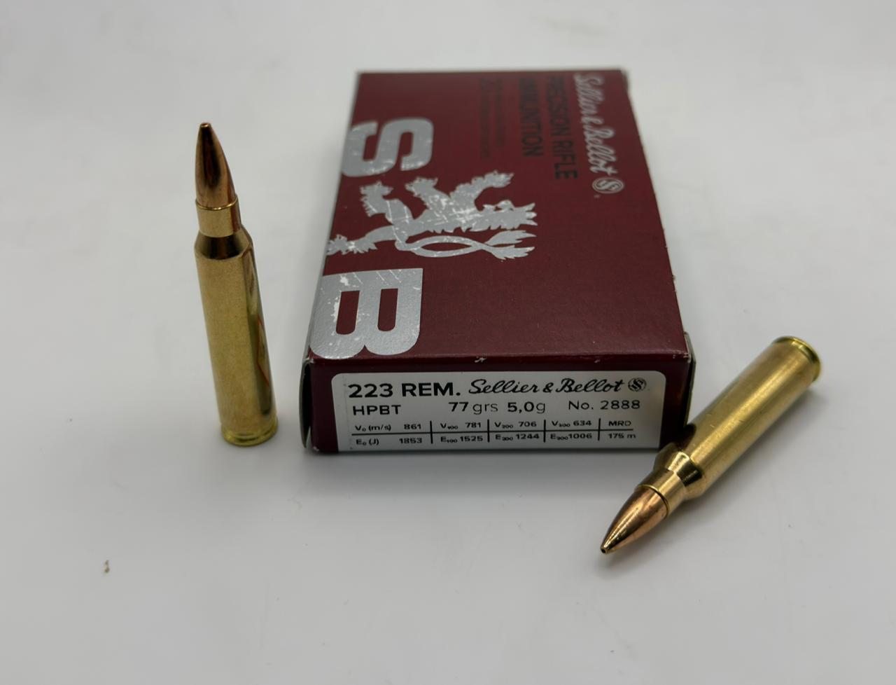 S&B 223 REM / HPBT / 77GR