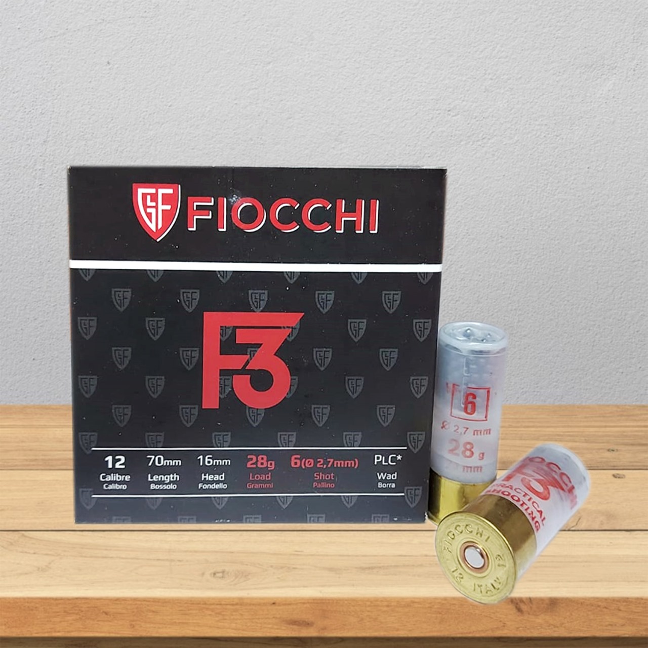 ذخيرة  شوزن  فيوكي  FIOCCHI F3 PRAC.SHOOT. 28G  مقاس 6