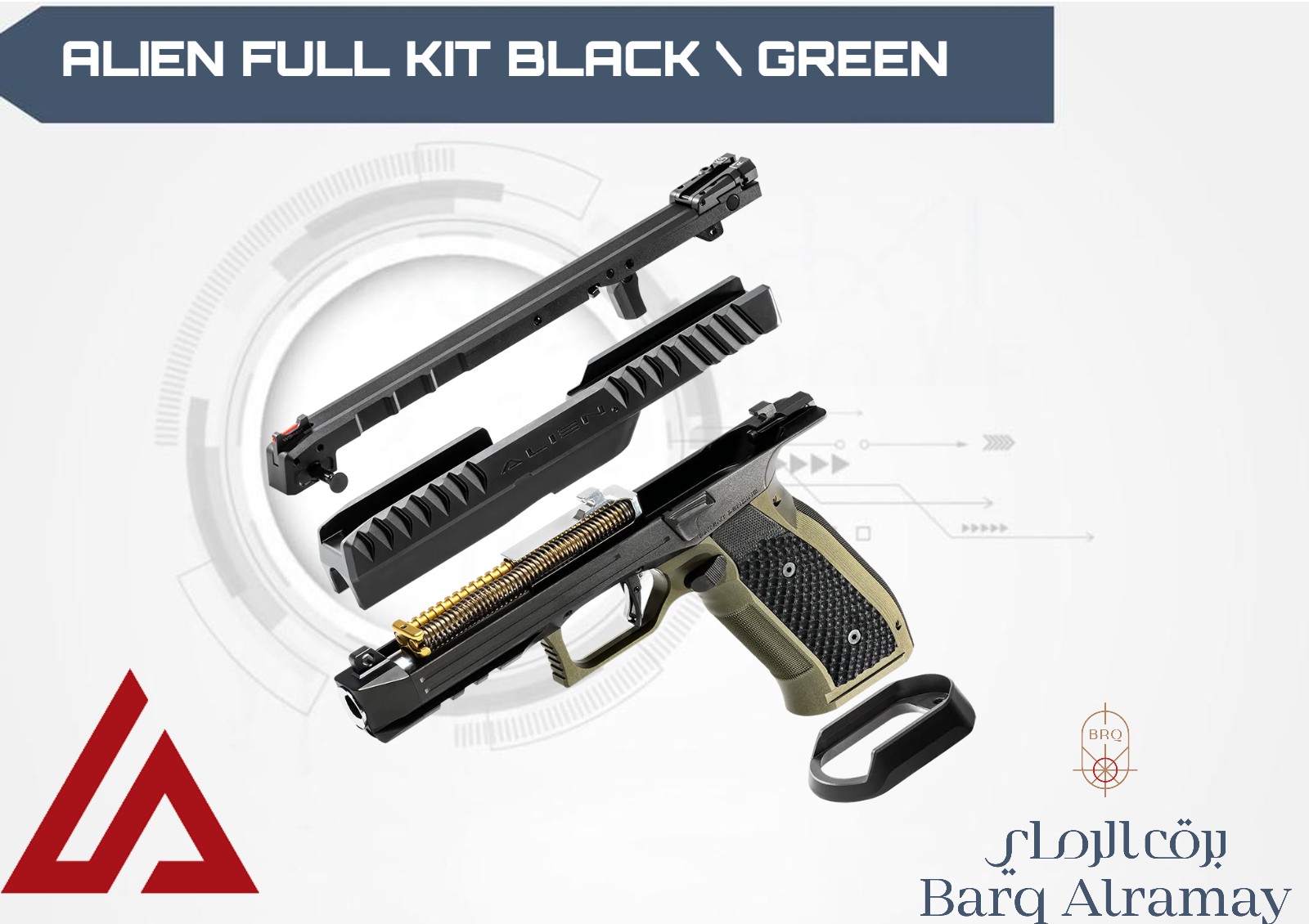 ALIEN FULL KIT BLACK \ GREEN 