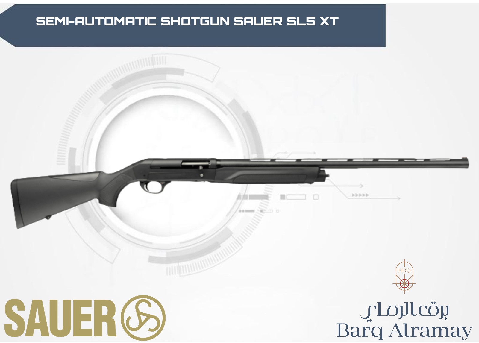 SEMI-AUTOMATIC SHOTGUN SAUER SL5 XT