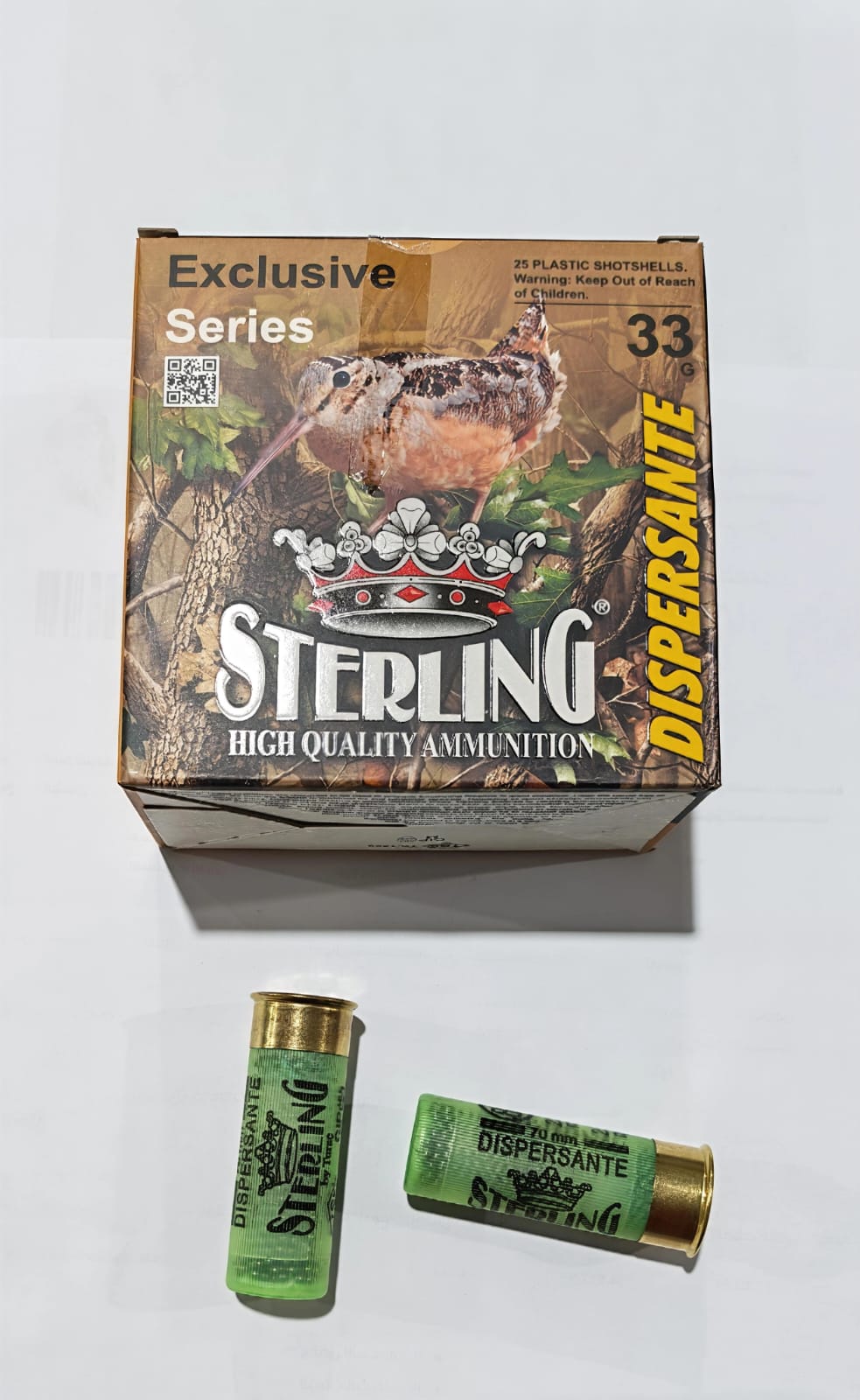 STERLING SHOTGUN AMMO 12GA 33/ 8&9 MIX
