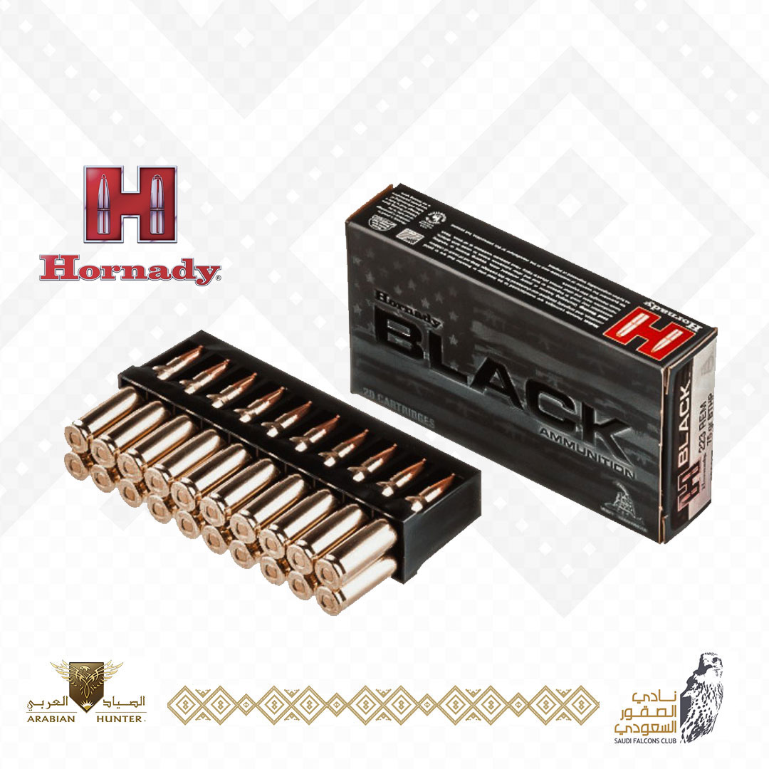 HORNADY BLACK 223 REM 62 GR FMJ