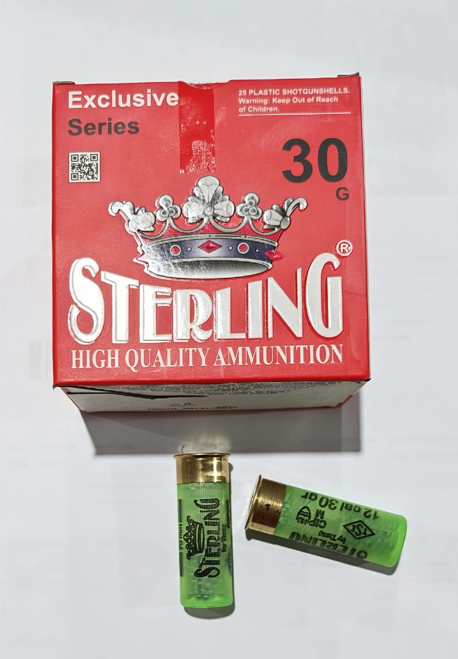 STERLING SHOTGUN AMMO 12GA 30/6