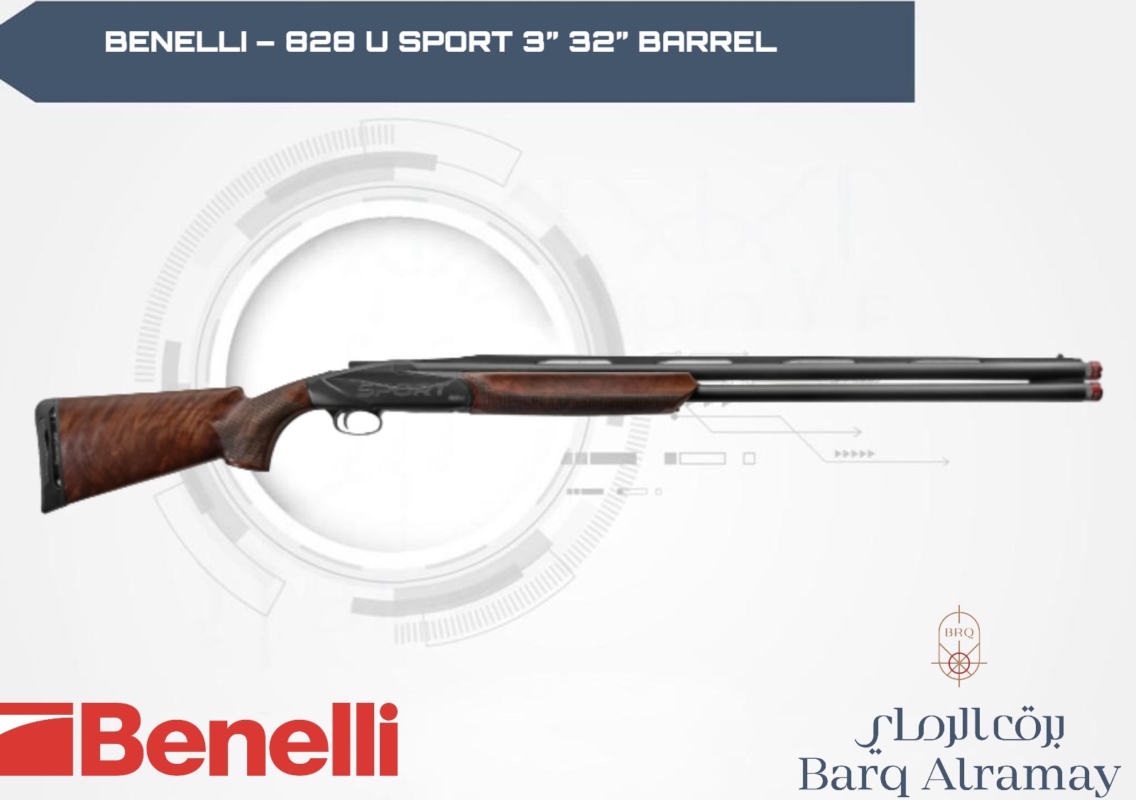 BENELLI – 828 U SPORT 3” 32” BARREL