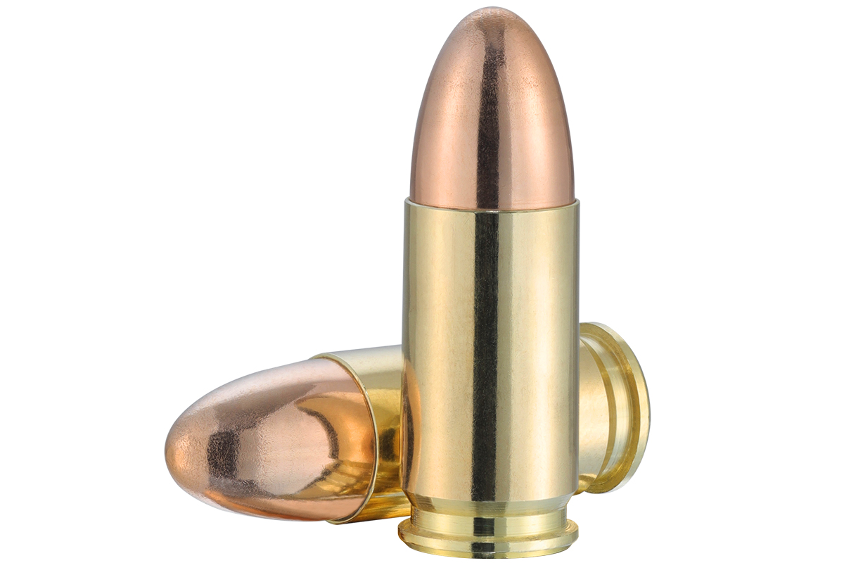 -                                                                               9MM LUGER – 124GR – FMJ – NORMA RANGE & TRAINING – QTY 50  For pistol