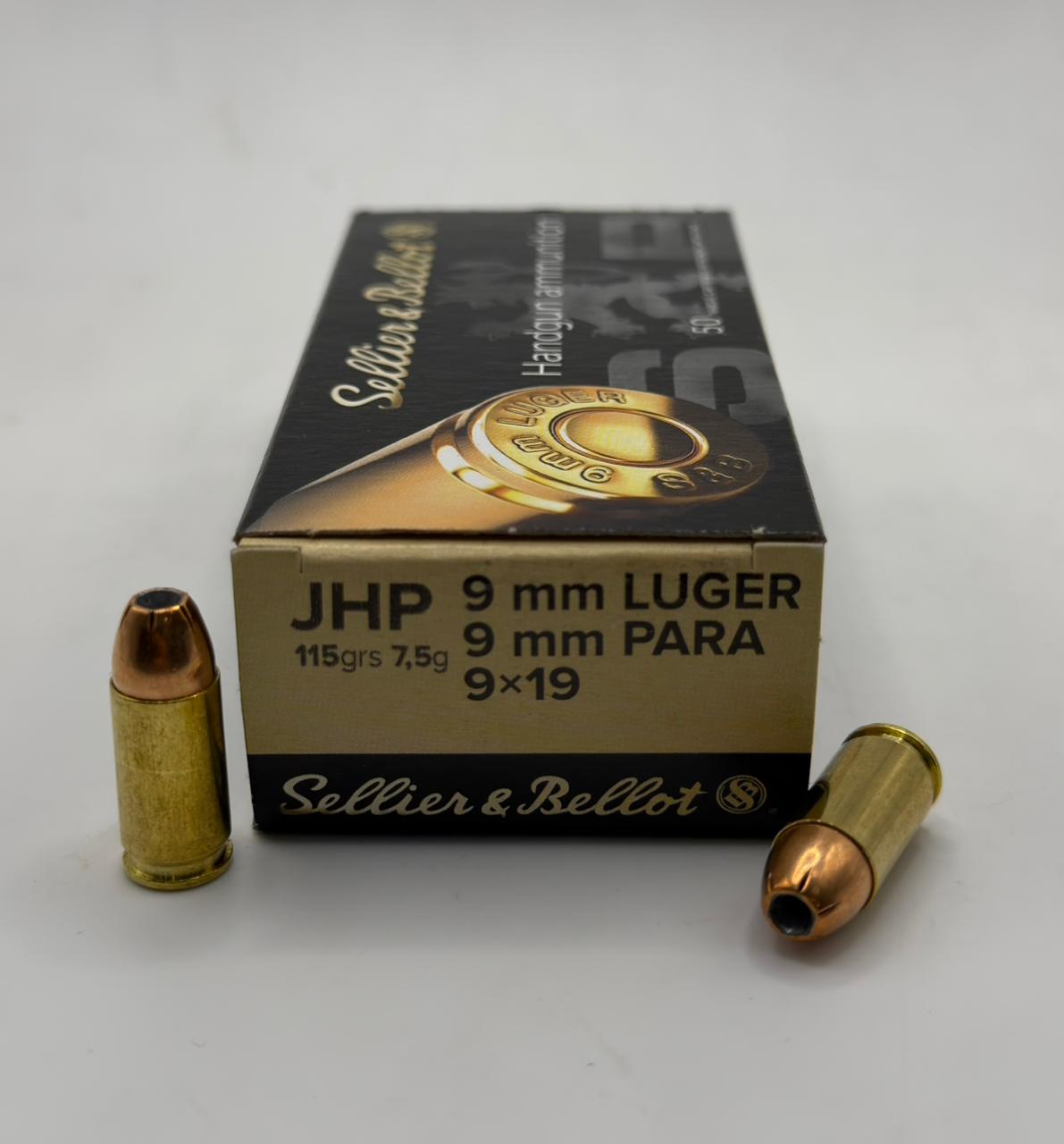 S&B 9MM / JHP / 115GR
