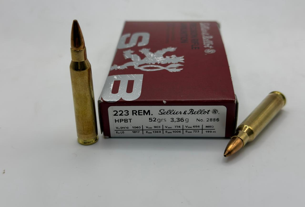 S&B 223 REM / HPBT / 52GR