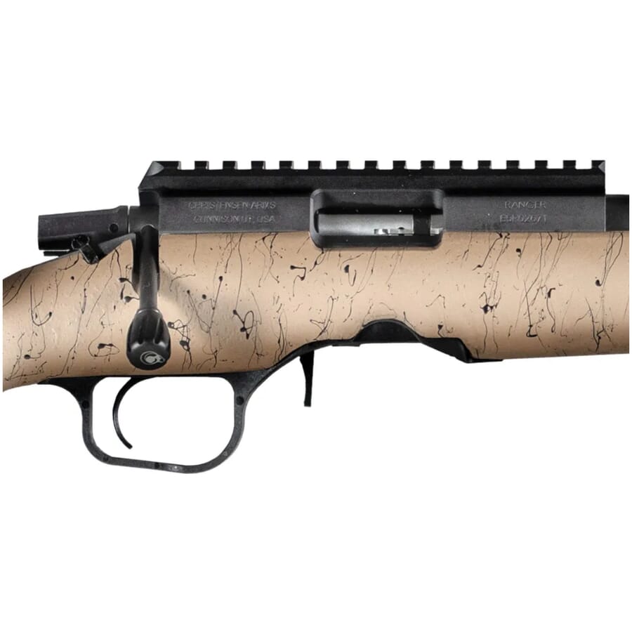 بندقية كريستنسن  RANGER  ماتش - حجرة رياضية عيار 22 ( CHRISTENSEN ARMS RANGER 22 LR 18" TAN/BLACK)