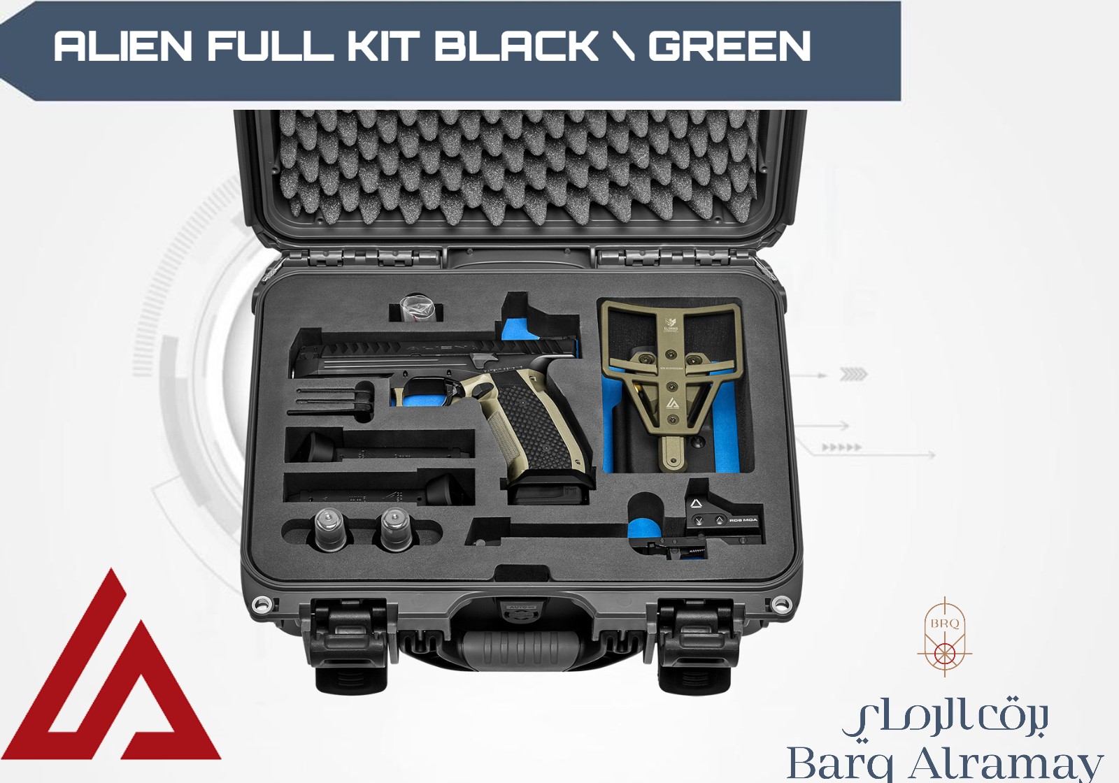 ALIEN FULL KIT BLACK \ GREEN 