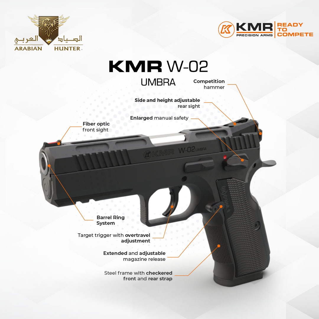 - KMR W-02 UMBR 9mm  بالعروض