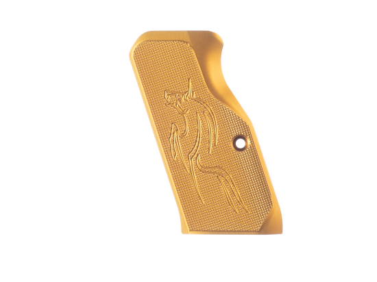 	Tanfoglio -  UNICA ALUMINUM GRIPS FULL SIZE SMALL FRAME-GOLD 