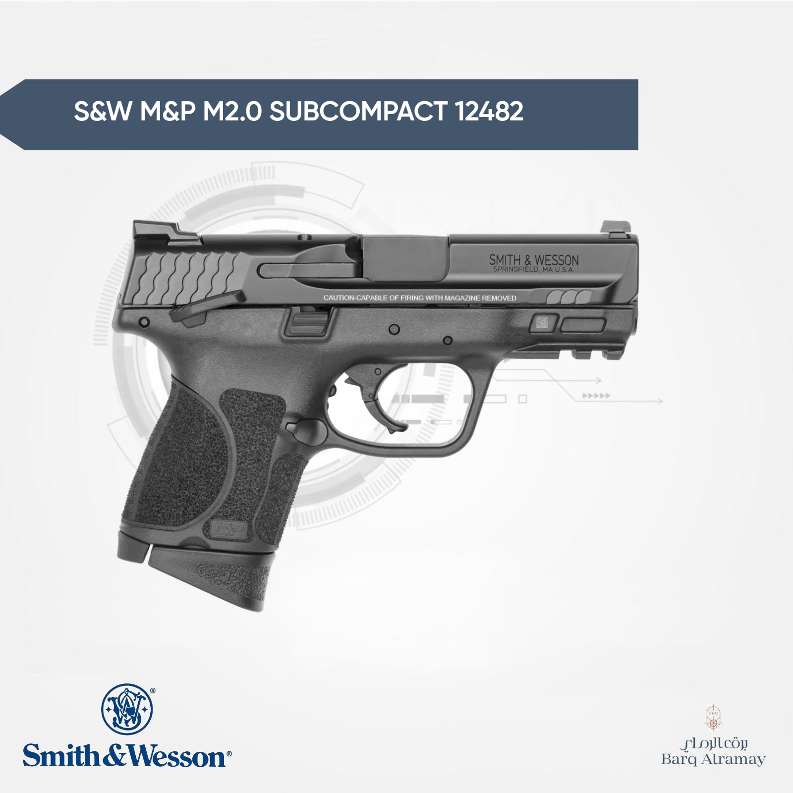 ( تسليم فوري )S&W M&P M2.0 SUBCOMPACT 12482