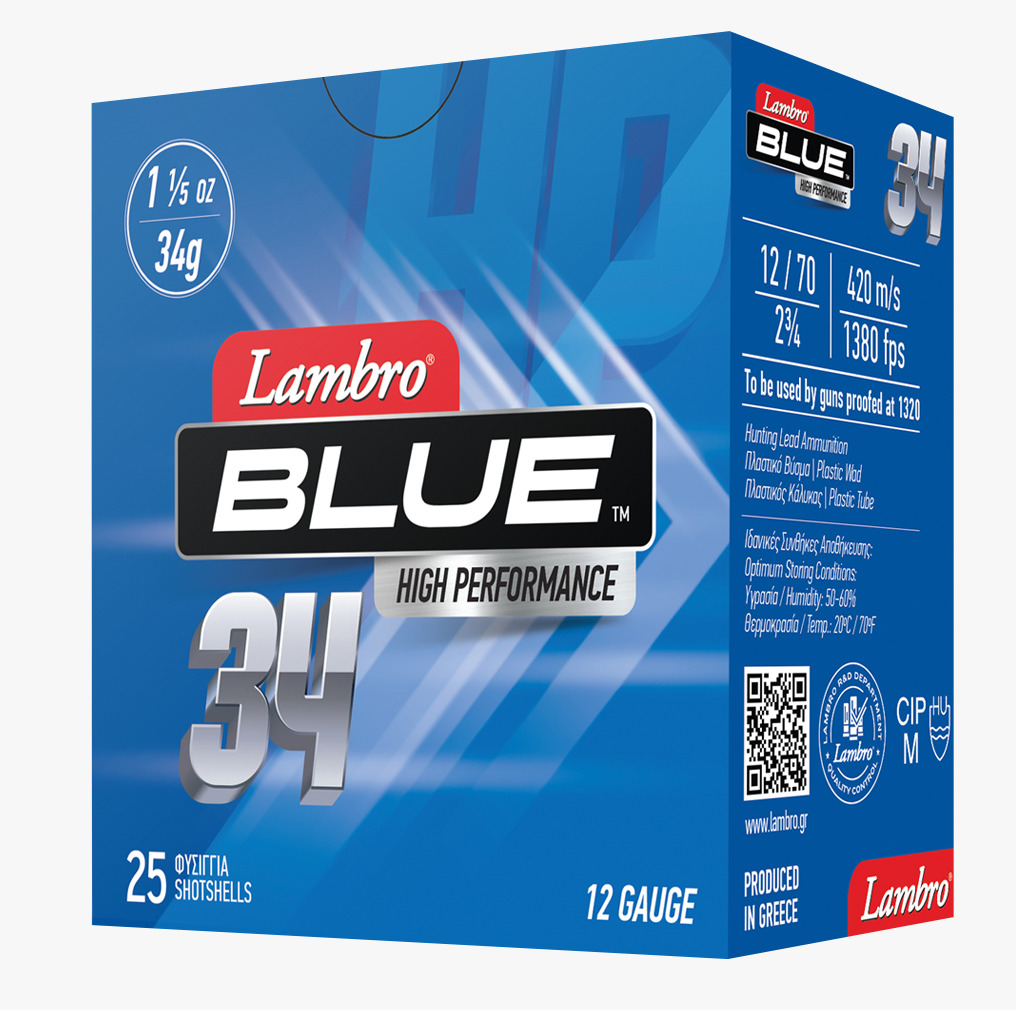 ذخيرة لامبرو  BLUE HP  34  No  4