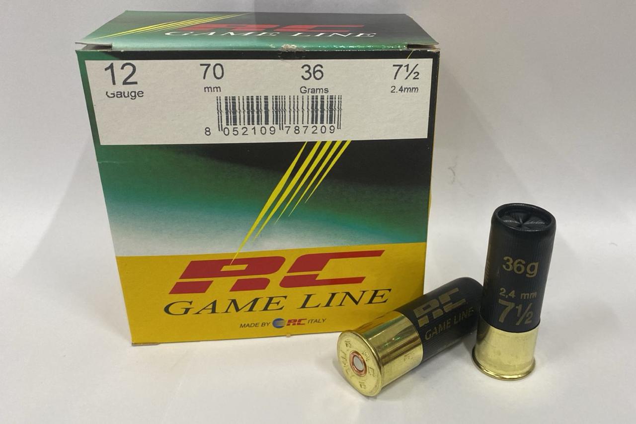 ذخيرة شوزن RC عيار  (12ga)  RC 4 GAME LINE 36gr   مقاس  7.5