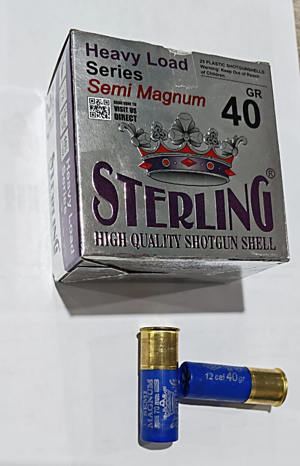 ذخيرة شوزن STERLING AMMO 12GA 40/4