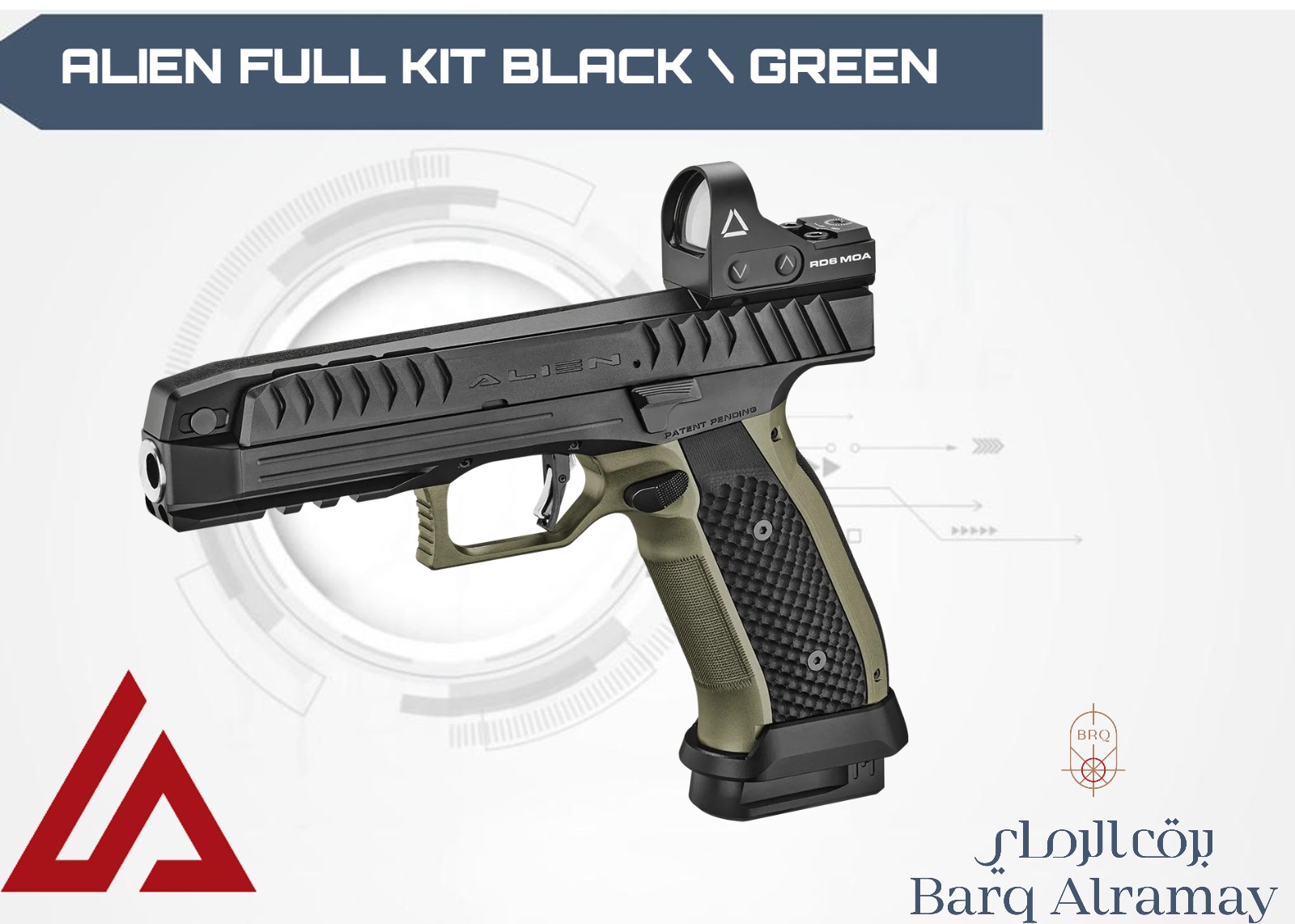 ALIEN FULL KIT BLACK \ GREEN 